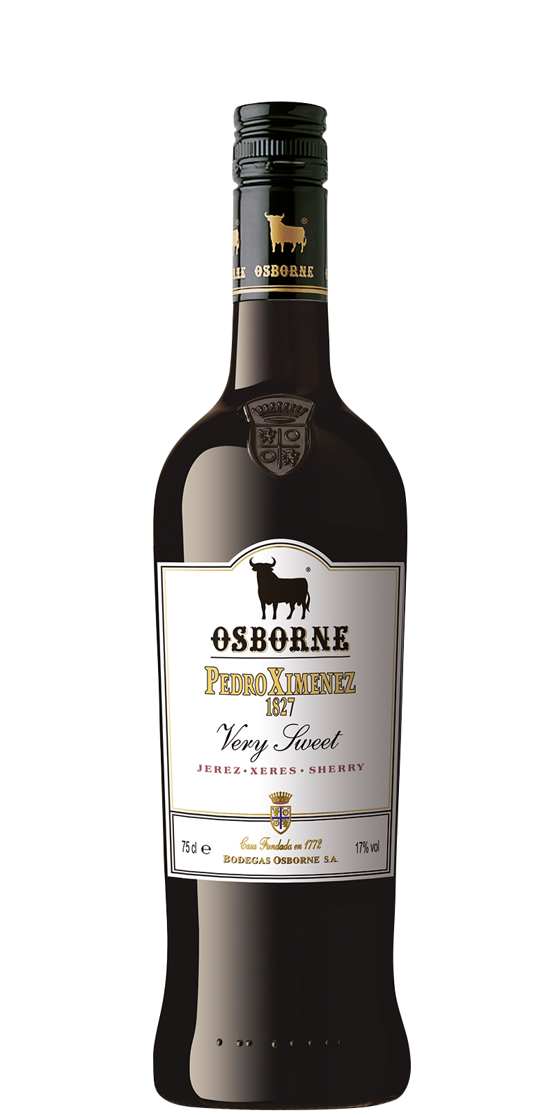 Osborne Sherry Pedro Ximenez  1827 17% Vol.