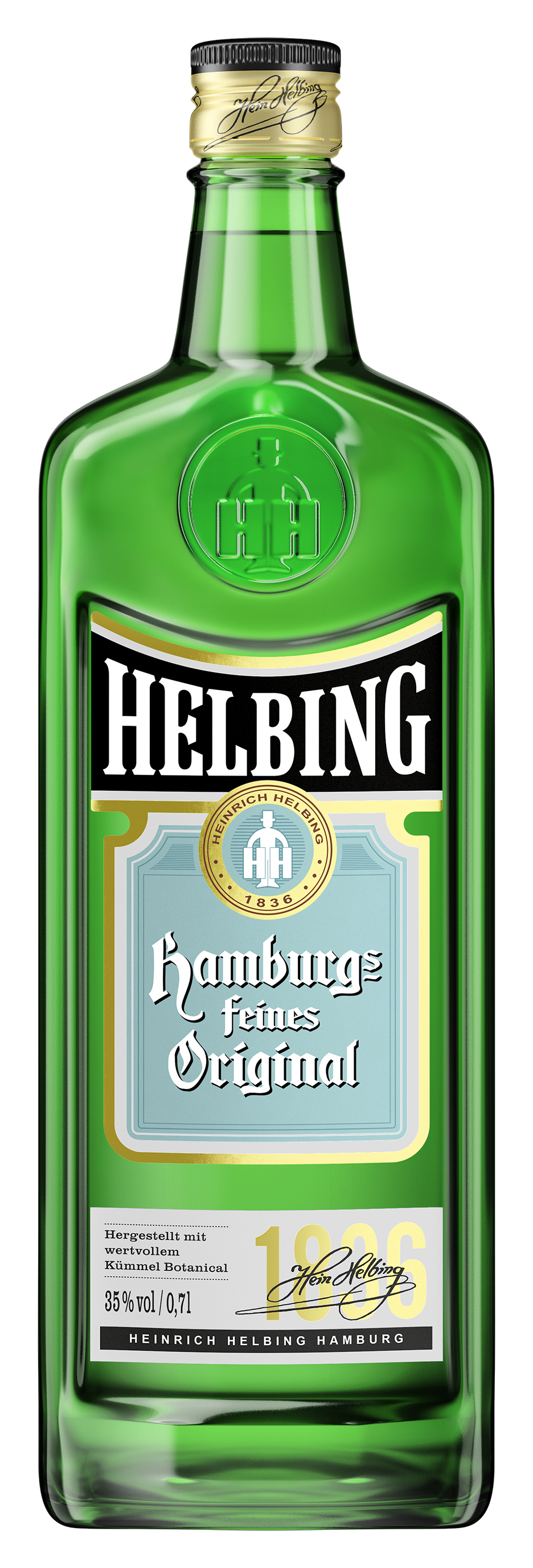 Helbing Kümmel 35% Vol. Hamburgs feiner Kümmel