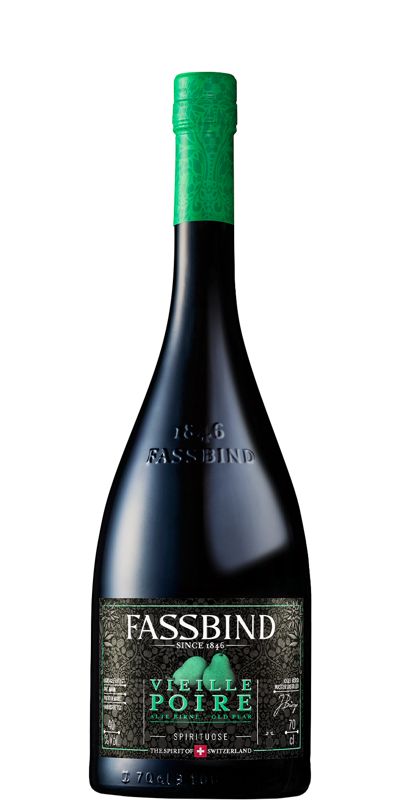 Fassbind Vieille Poire Les Vieilles Barriques, Schweiz 40% Fassbind Vieille Poire Les Vieilles Barriques, Schweiz 40%