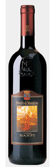 Banfi Brunello di Montalcino DOCG Castello Banfi, Toskana, Italien Banfi Brunello di Montalcino DOCG Castello Banfi, Toskana, Italien
