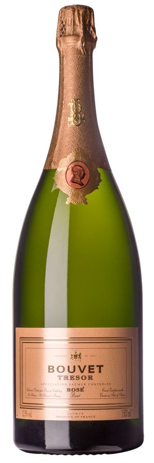 Bouvet Tresor Rose AOP Saumur Brut, Methode Traditionnelle MAGNUM Bouvet Tresor Rose AOP Saumur Brut, Methode Traditionnelle MAGNUM