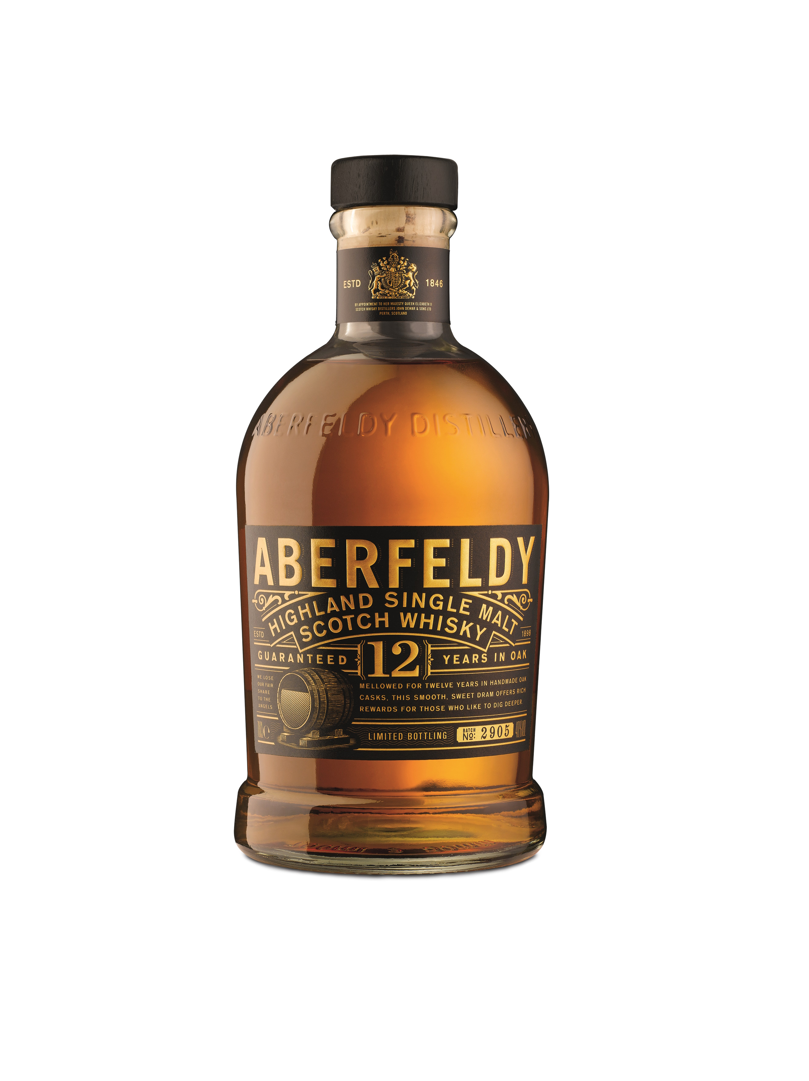 Aberfeldy 12 years Highland Single Malt Scotch Whisky in GP 40% Vol.