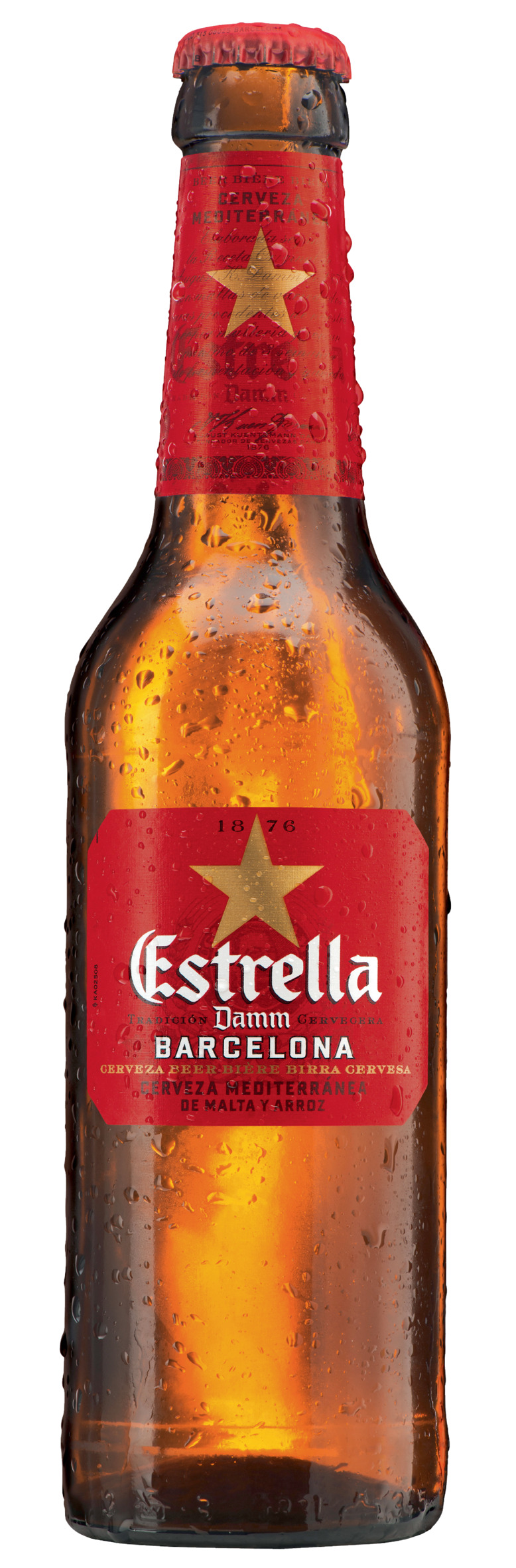 Estrella Damm 4,8% Vol. Pils aus Barcelona, Spanien