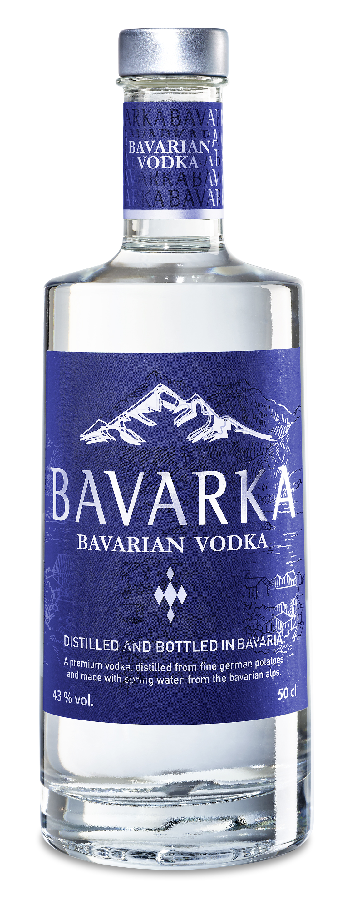 Bavarka Bavarian Vodka 43% Kartoffel Vodka aus Bayern