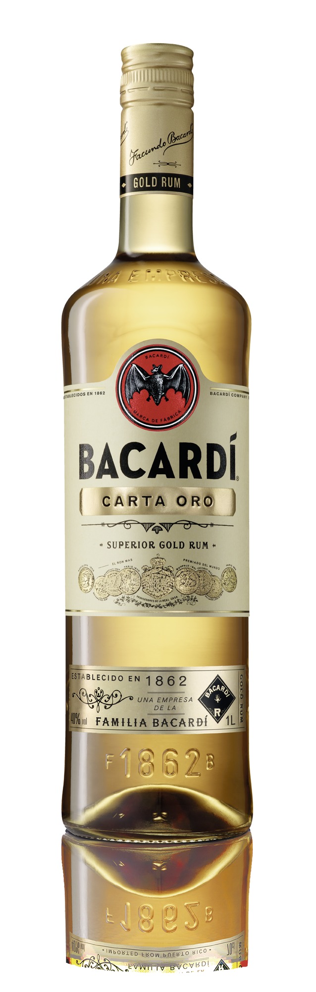 Bacardi Carta Oro Rum 37,5% Vol. Bacardi Carta Oro Rum 37,5% Vol.