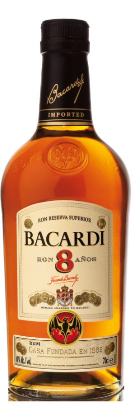 Bacardi Ron 8 Anos Reserva 40% Vol.