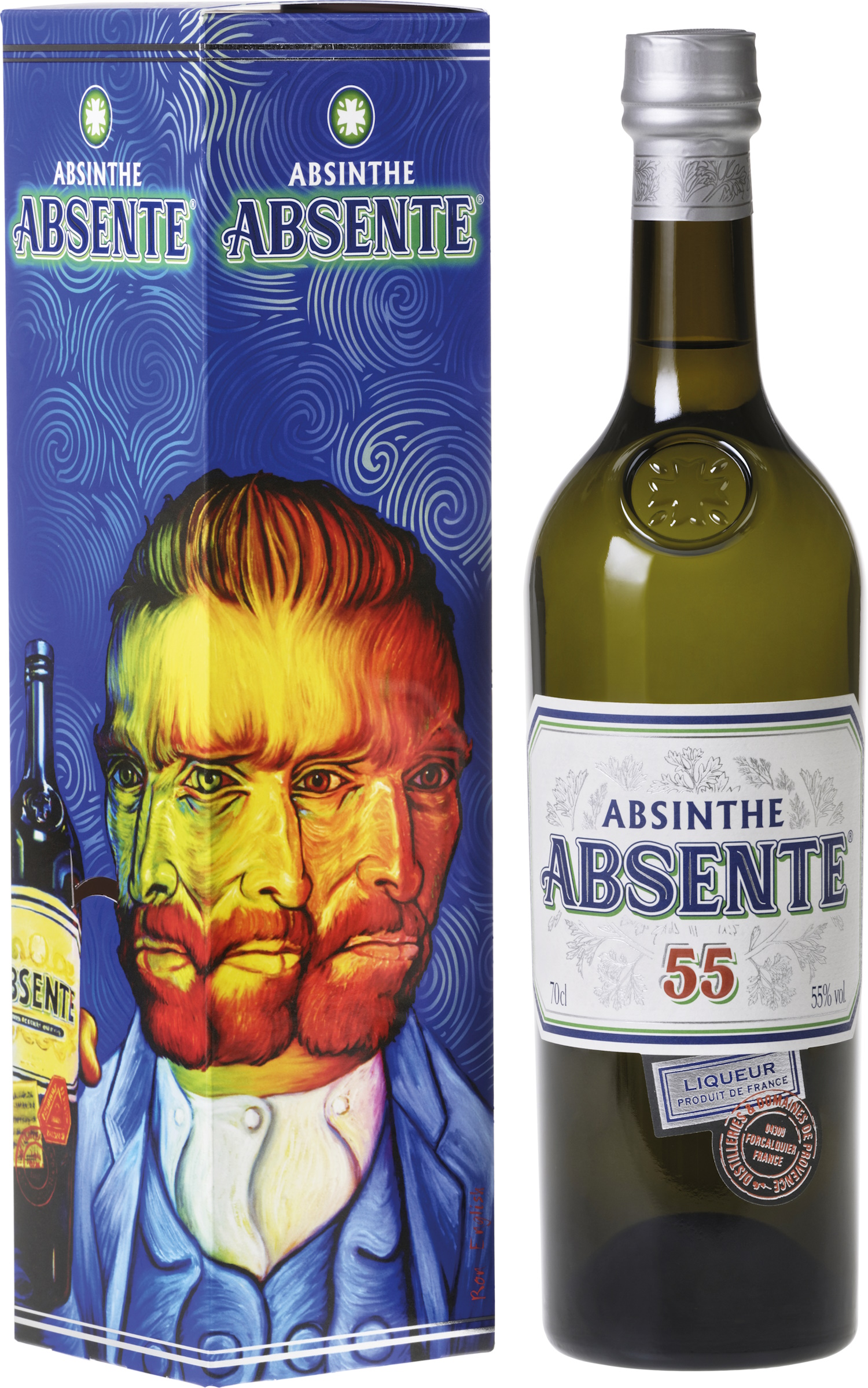 Absente grün, Absinth-Kräuter 55% Vol. Henri Bardouin