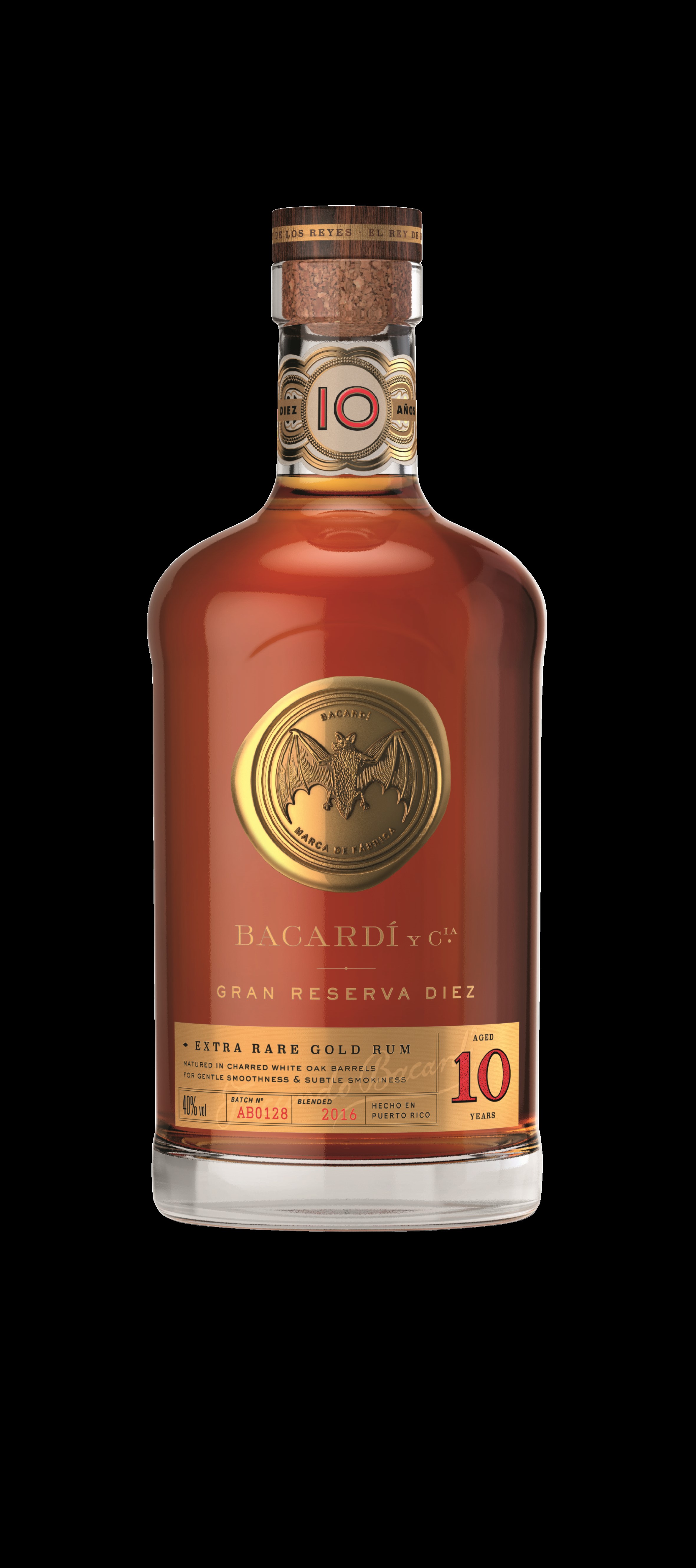 Bacardi Gran Reserva Diez 10y.  40% Vol.