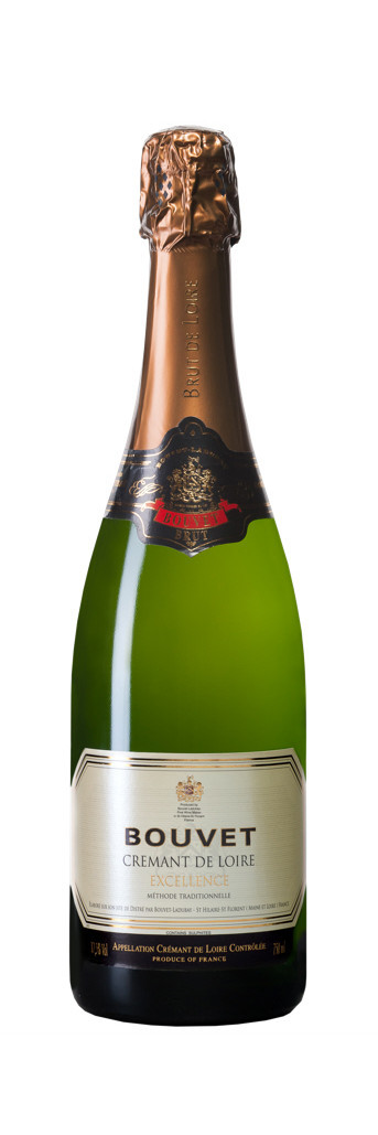 Bouvet Cremant de Loire Brut Blanc  AOP Excellence, Methode Traditionelle