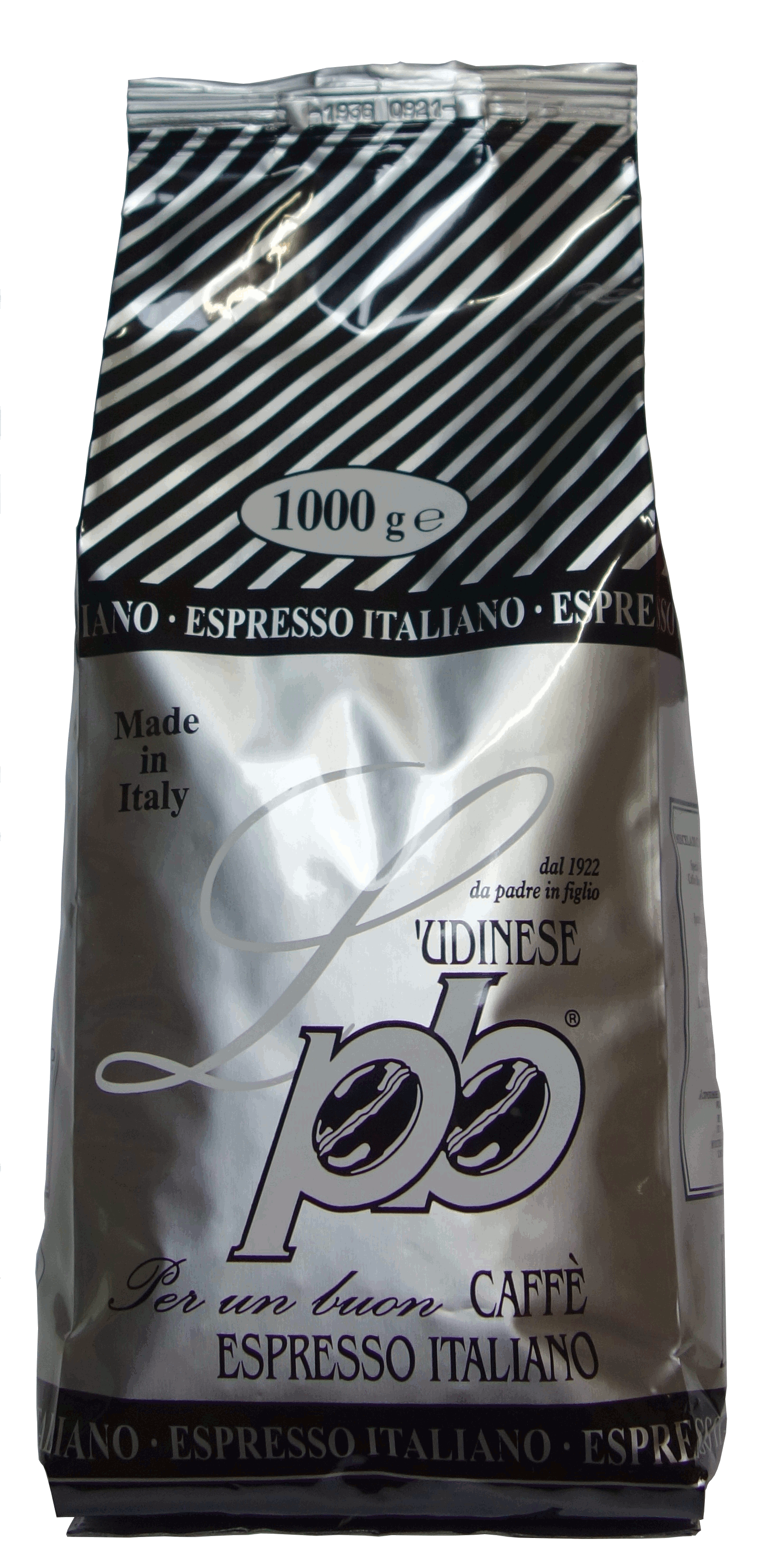 Udinese Espresso Italiano Bar Silber 55% Arabica Udinese Espresso Italiano Bar Silber 55% Arabica