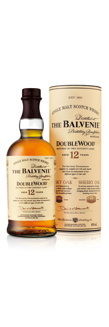 Balvenie 12 years Double Wood  Single Highland Malt 40% Vol.