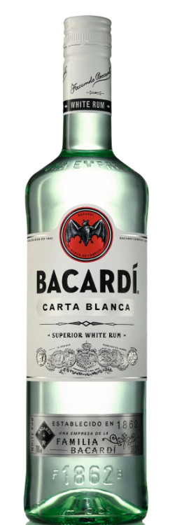 Bacardi Carta Blanca Rum 37,5%