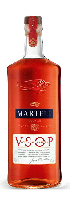 Martell VSOP Aged in Red Barrel  Cognac 40%