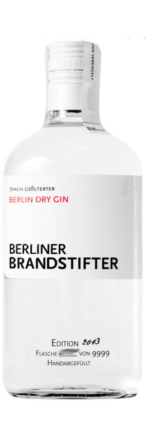 Berliner Brandstifter Gin 43,3% Vol. Berliner Brandstifter Gin 43,3% Vol.