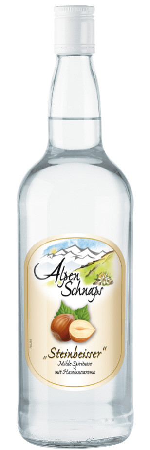 Alpenschnaps Haselnuss 33% Vol.