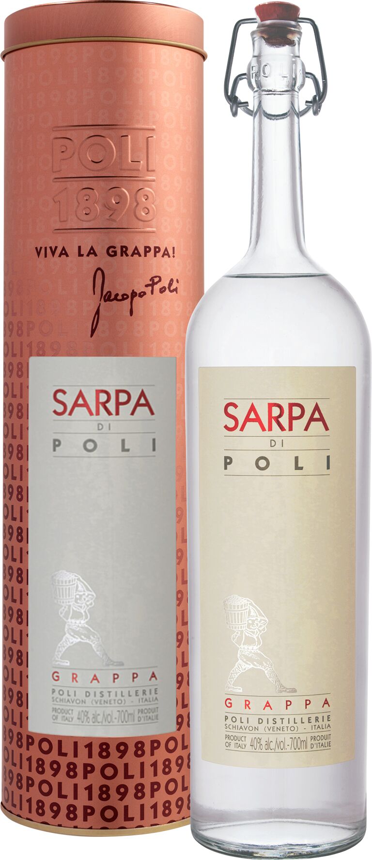 Poli Grappa Sarpa di Poli in GP 40%