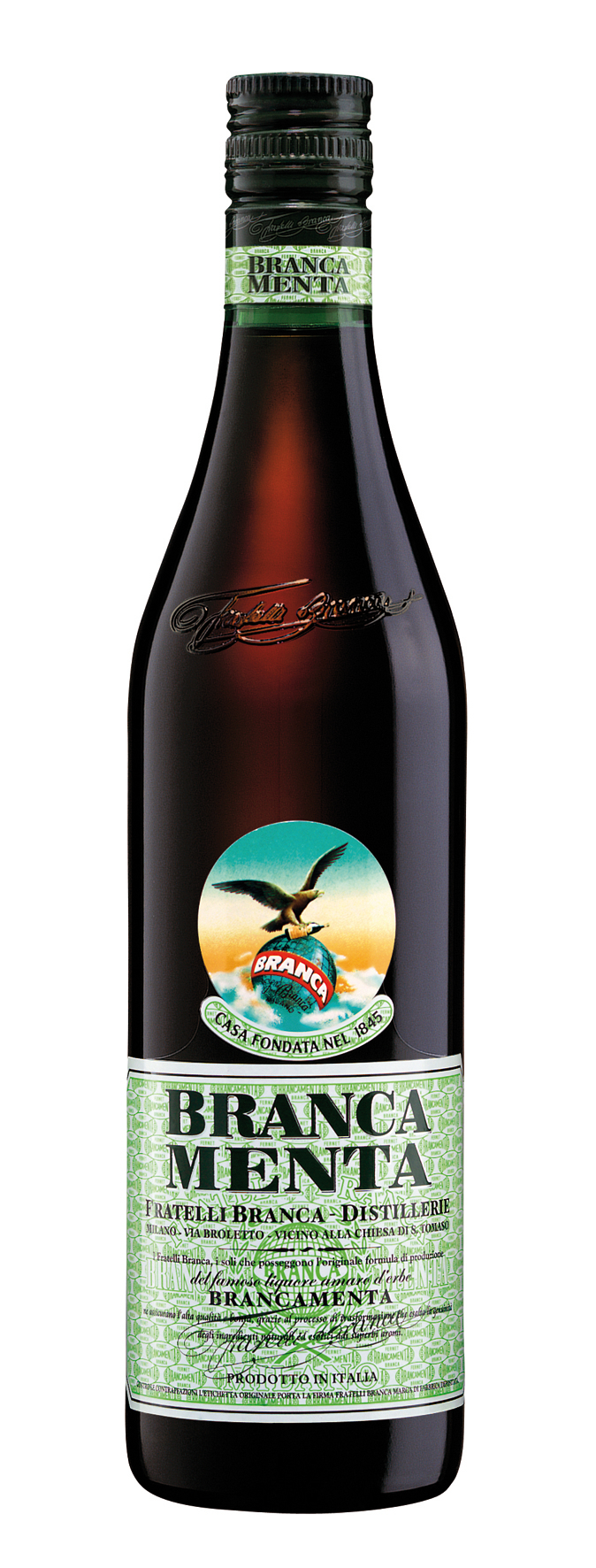 Branca Menta Italienischer Bitter 28% Branca Menta Italienischer Bitter 28%