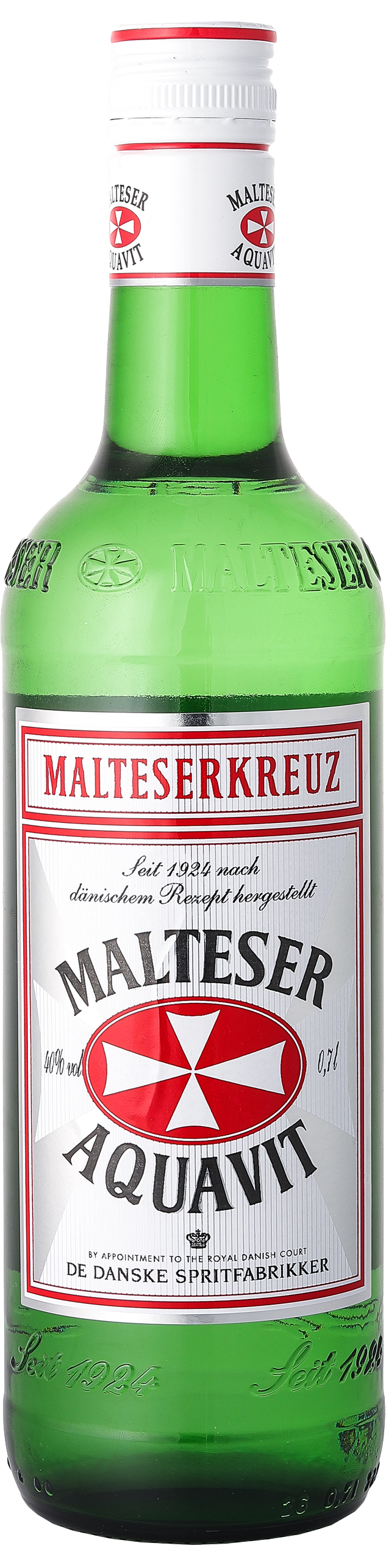 Malteserkreuz Aquavit 40% Vol.