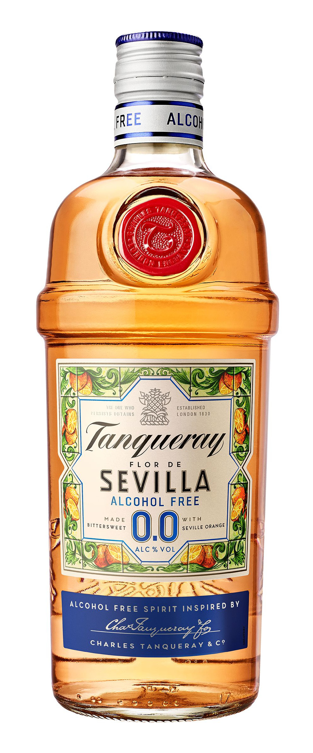 Tanqueray Flor de Sevilla  ALKOHOLFREI with bittersweet Seville Orange 0,0%