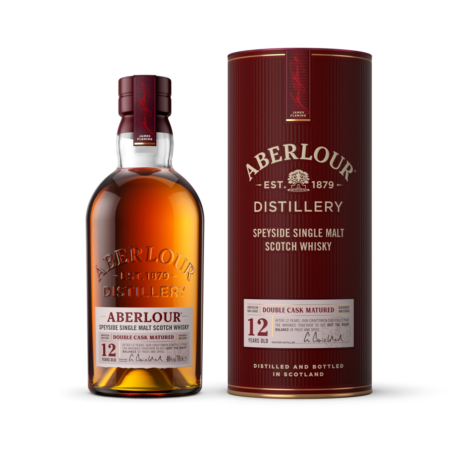 Aberlour 12 years Speyside Single Malt Scotch Whisky in GP 40% Vol. Double Cask Matured Aberlour 12 years Speyside Single Malt Scotch Whisky in GP 40% Vol. Double Cask Matured
