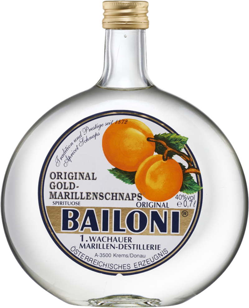 Bailoni Gold-Marillenschnaps Wachau 40% Vol.