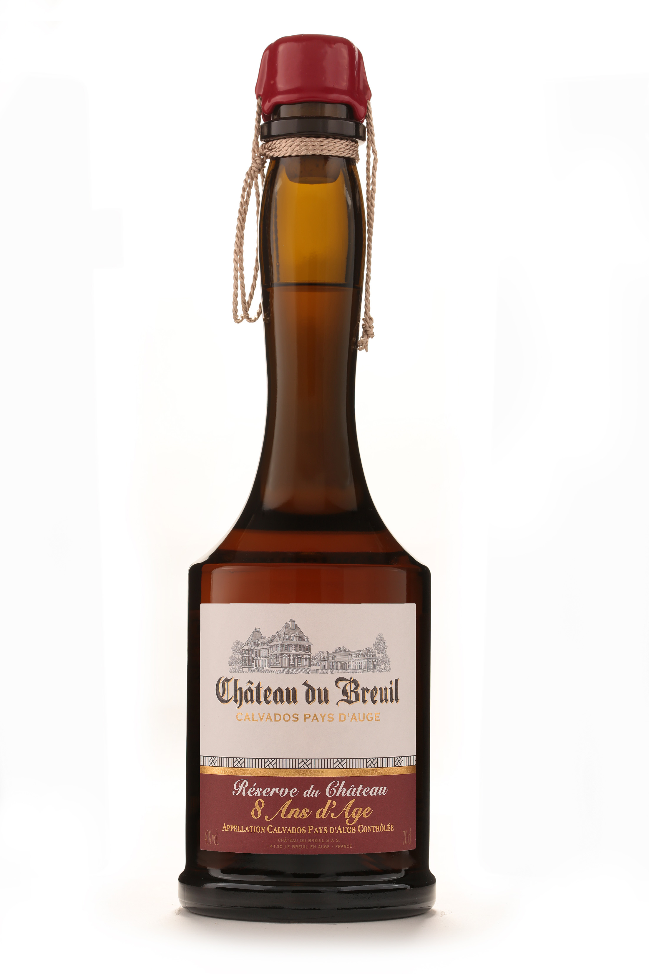 Calvados Chateau du Breuil 8 Ans Hors d'Age 40% Vol. Calvados Chateau du Breuil 8 Ans Hors d'Age 40% Vol.