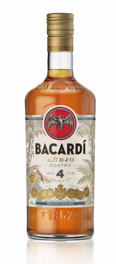 Bacardi Anejo Cuatro 4 Jahre  40% Vol.