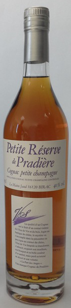 Cognac Petite Reserve de Pradiere VS Petite Champagne 40% Vol.