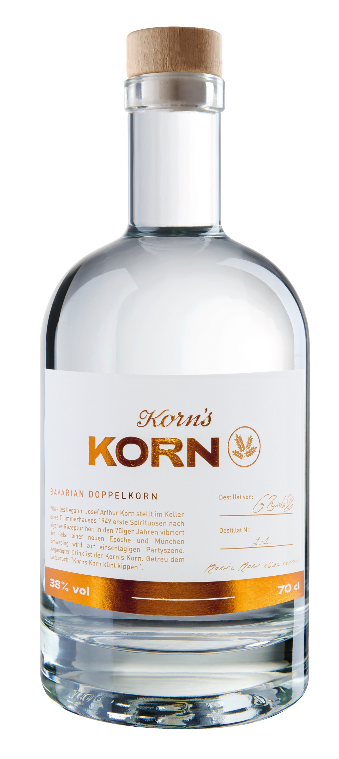 Korns Korn 38%Vol. Bavarian Doppelkorn BIO Korns Korn 38%Vol. Bavarian Doppelkorn BIO