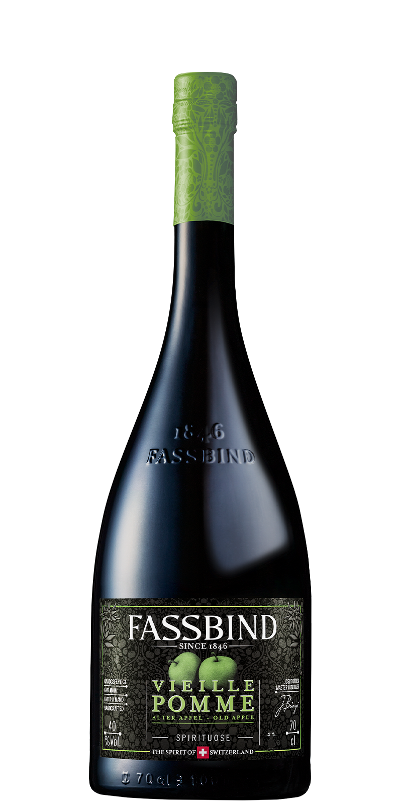 Fassbind Vieille Pomme Les Vielles Barriques, Schweiz 40% Vol.