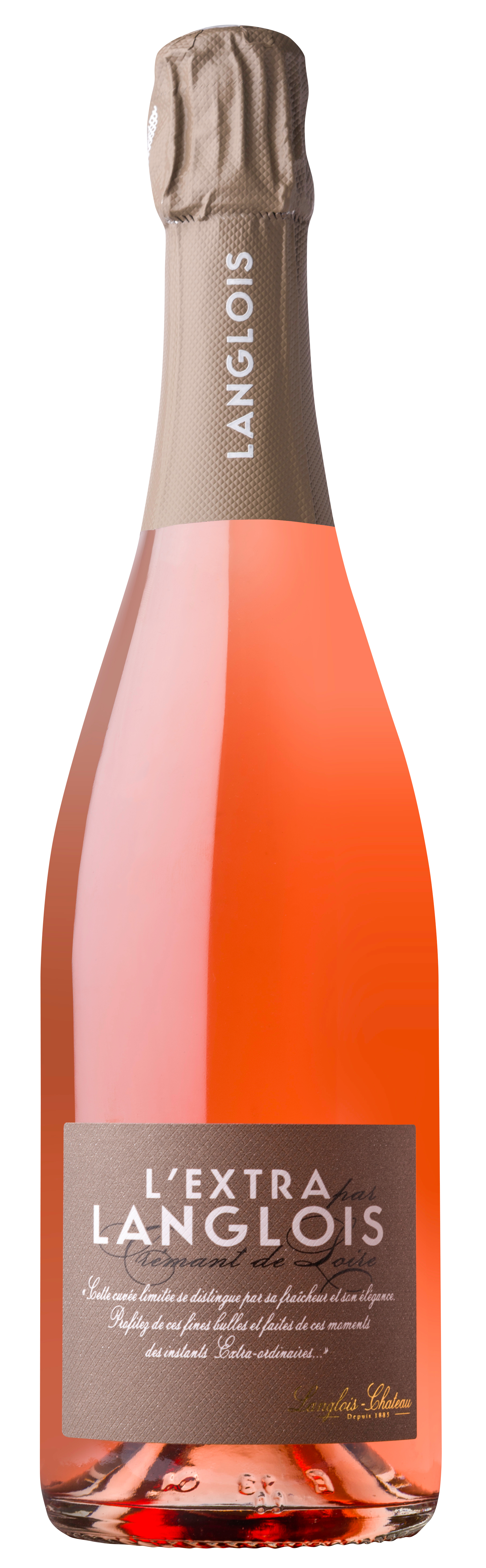 Langlois L´Extra Cremant de Loire ROSE AOP Loire, Frankreich