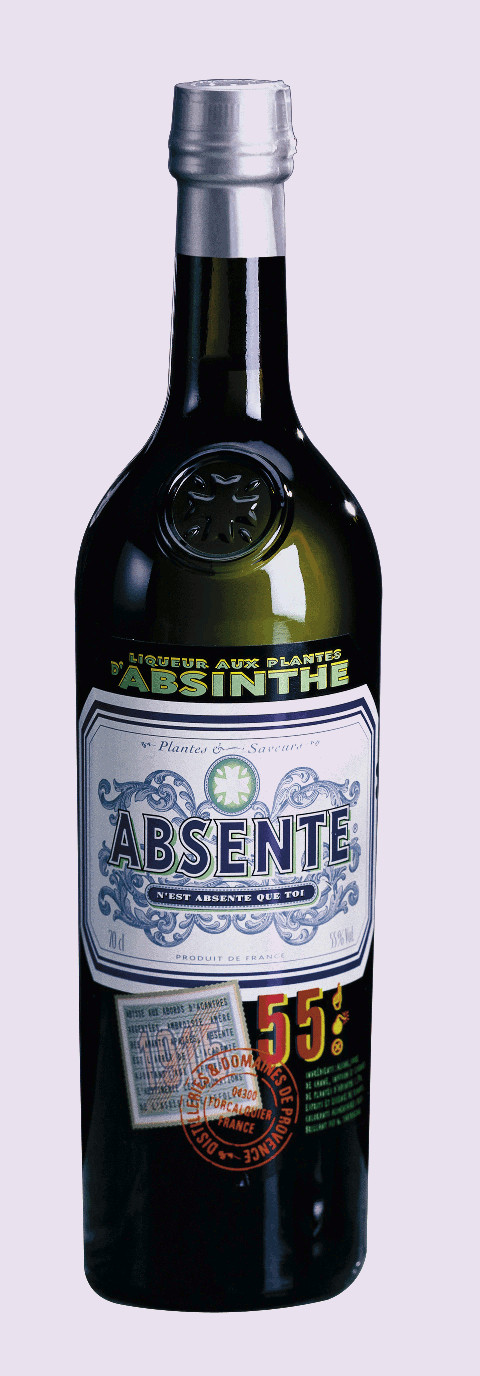 Absente grün, Absinth-Kräuter 55% Vol. Henri Bardouin