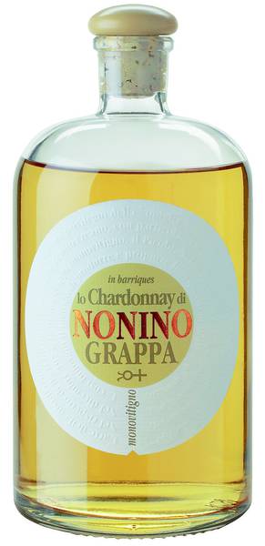 Nonino Grappa Lo Chardonnay Monovitigno Barriques 41% Vol. mit Eichenholznote