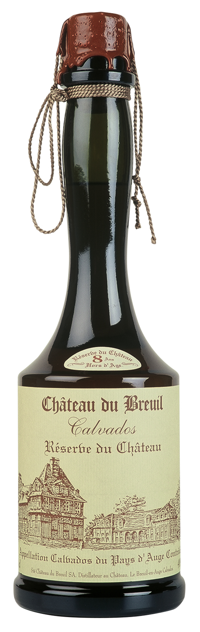 Calvados Chateau du Breuil 8 Ans  Hors d'Age 40% Vol.