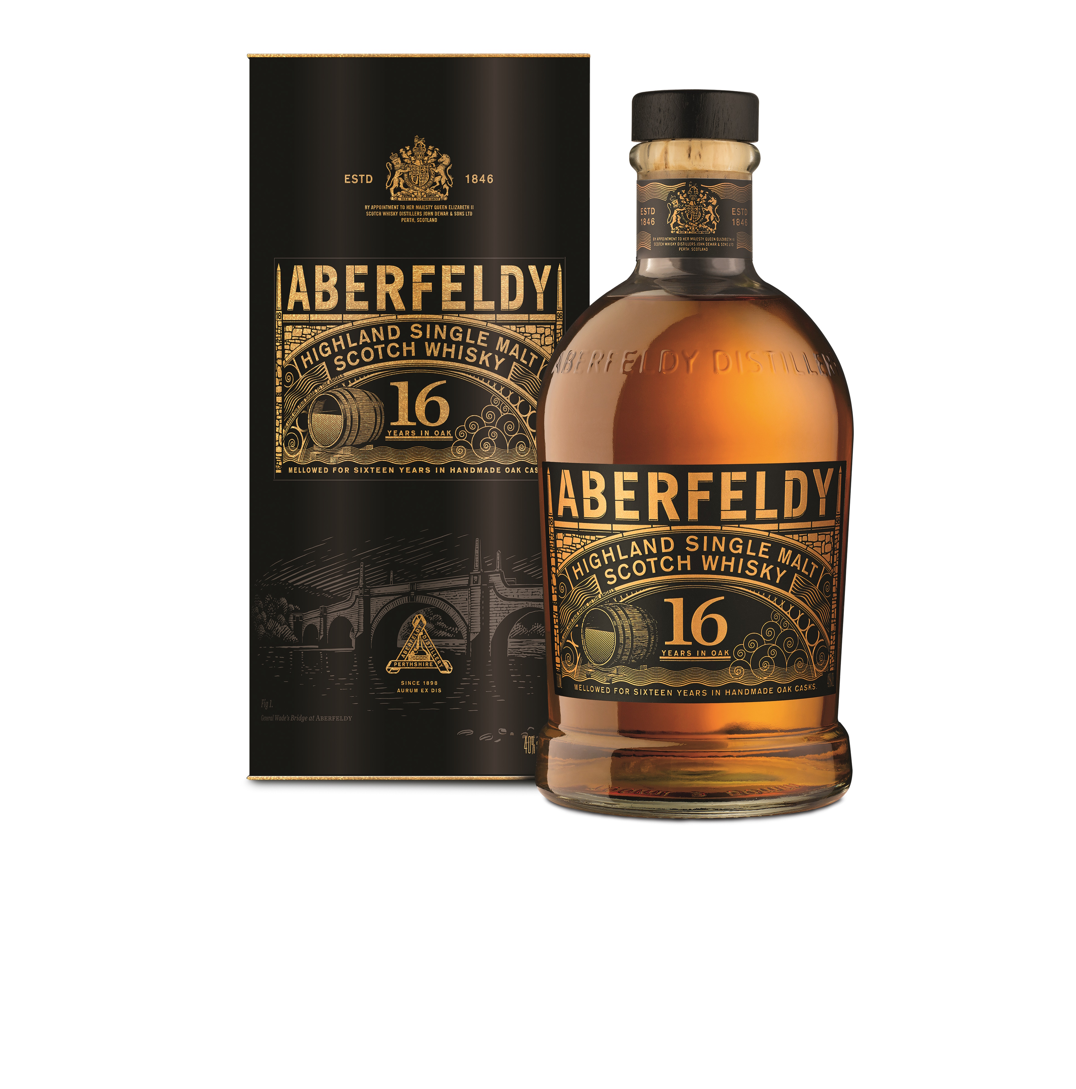 Aberfeldy 16 years Highland Single Malt Scotch Whisky in GP 40% Vol.