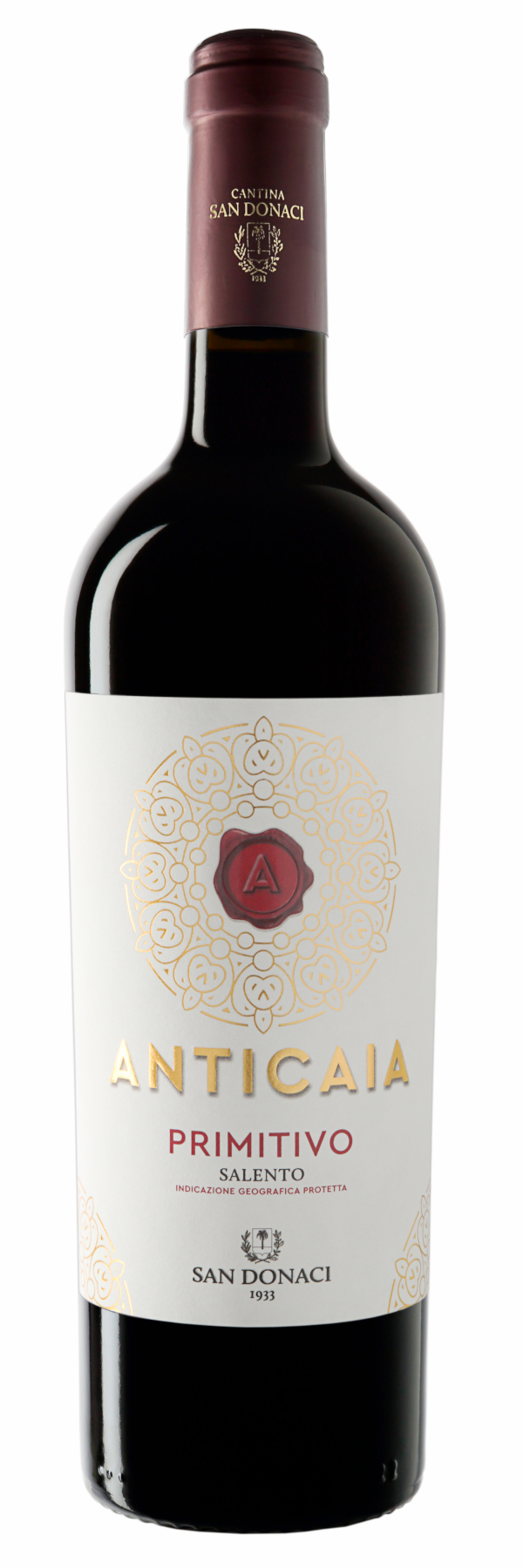 Anticaia Primitivo del Salento IGP San Donaci Apulien