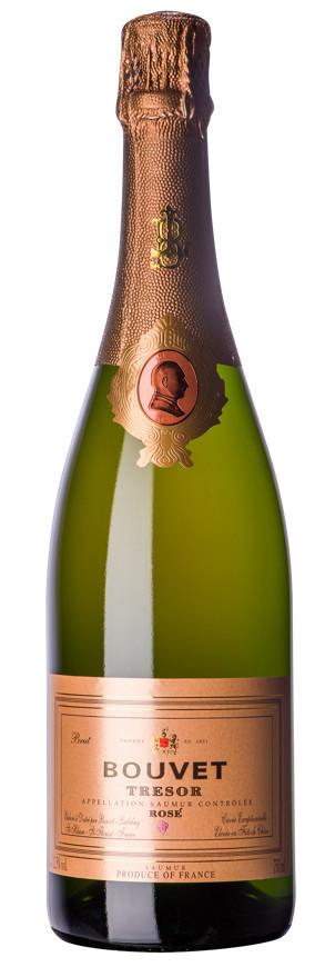 Bouvet Tresor Rose AOP Saumur Brut, Methode Traditionnelle