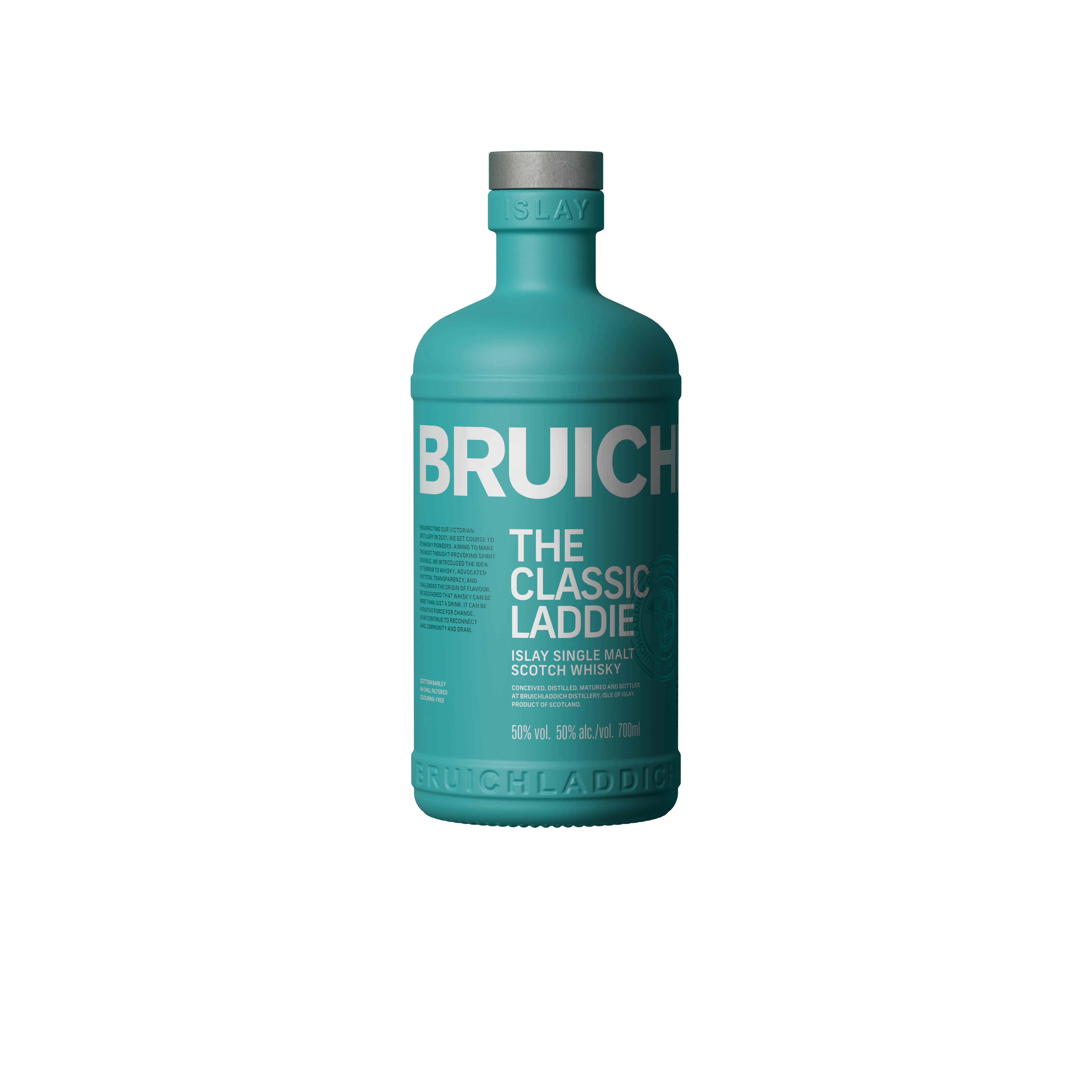 Bruichladdich Scottish Barley ungetorft, The Classic Laddie Whisky 50% Vol.