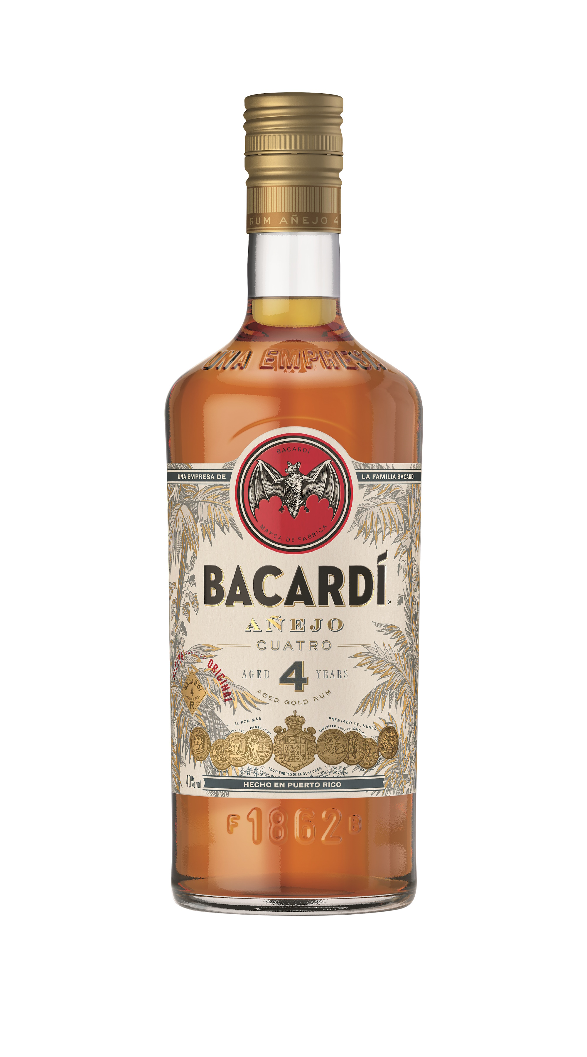Bacardi Anejo Cuatro 4 Jahre  40% Vol. Bacardi Anejo Cuatro 4 Jahre  40% Vol.