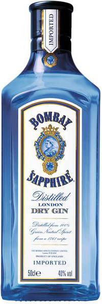 Bombay Sapphire Dry Gin 40%