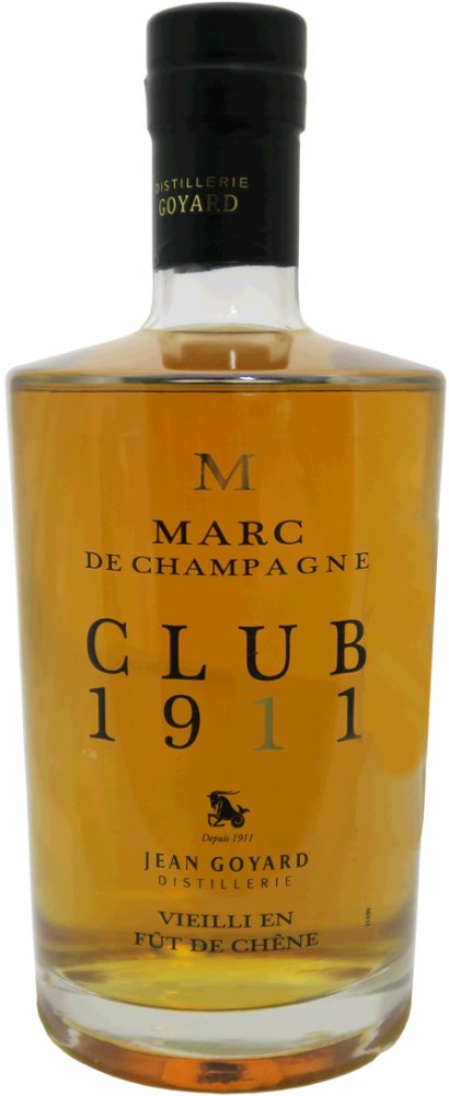 Marc de Champagne Egrappe J.Goyard Club 1911 Vieux 40% Vol.