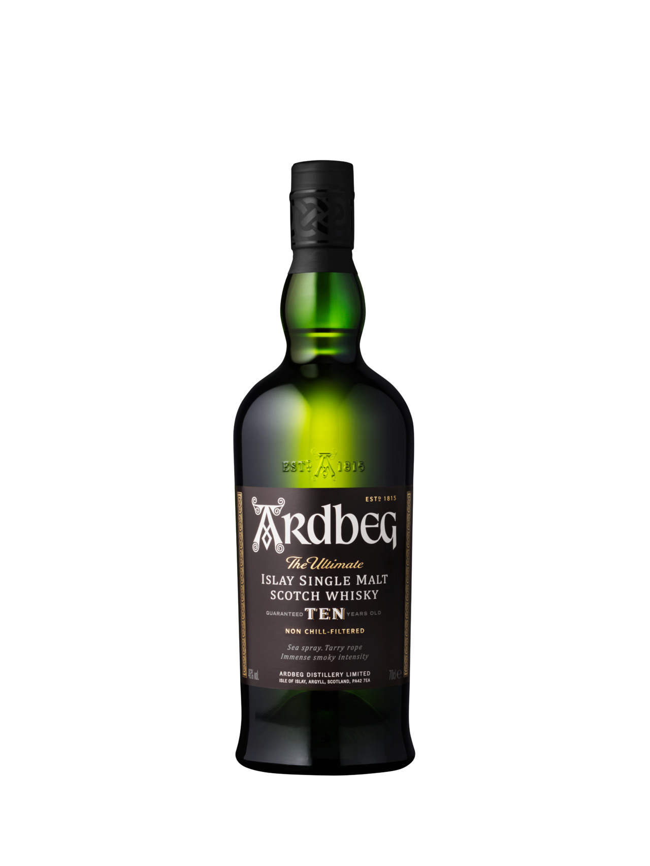 Ardbeg Ten years old Islay Single Malt Scotch Whisky in GP 43% Vol.