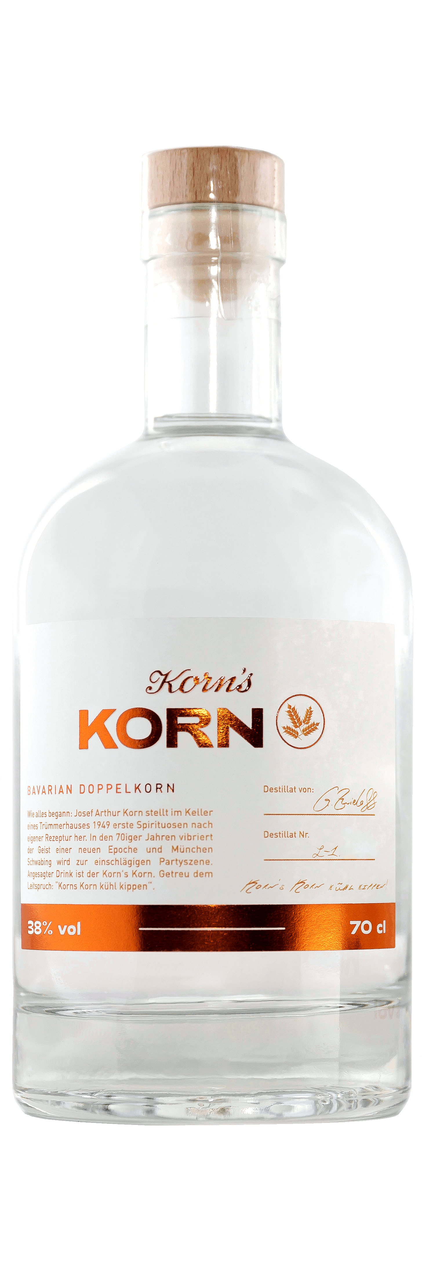 Korns Korn 38%Vol. Bavarian Doppelkorn BIO