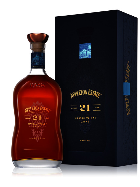 Appleton 21 years old Nassau Valley Casks Jamaica Rum 43% Vol. Appleton 21 years old Nassau Valley Casks Jamaica Rum 43% Vol.