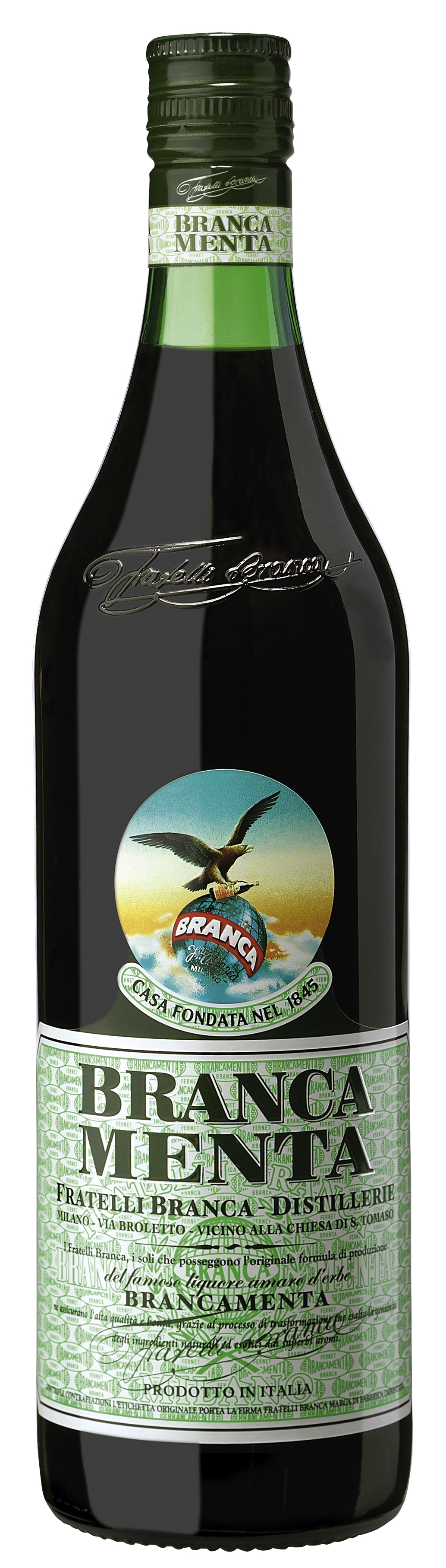Branca Menta Italienischer Bitter 28% Branca Menta Italienischer Bitter 28%