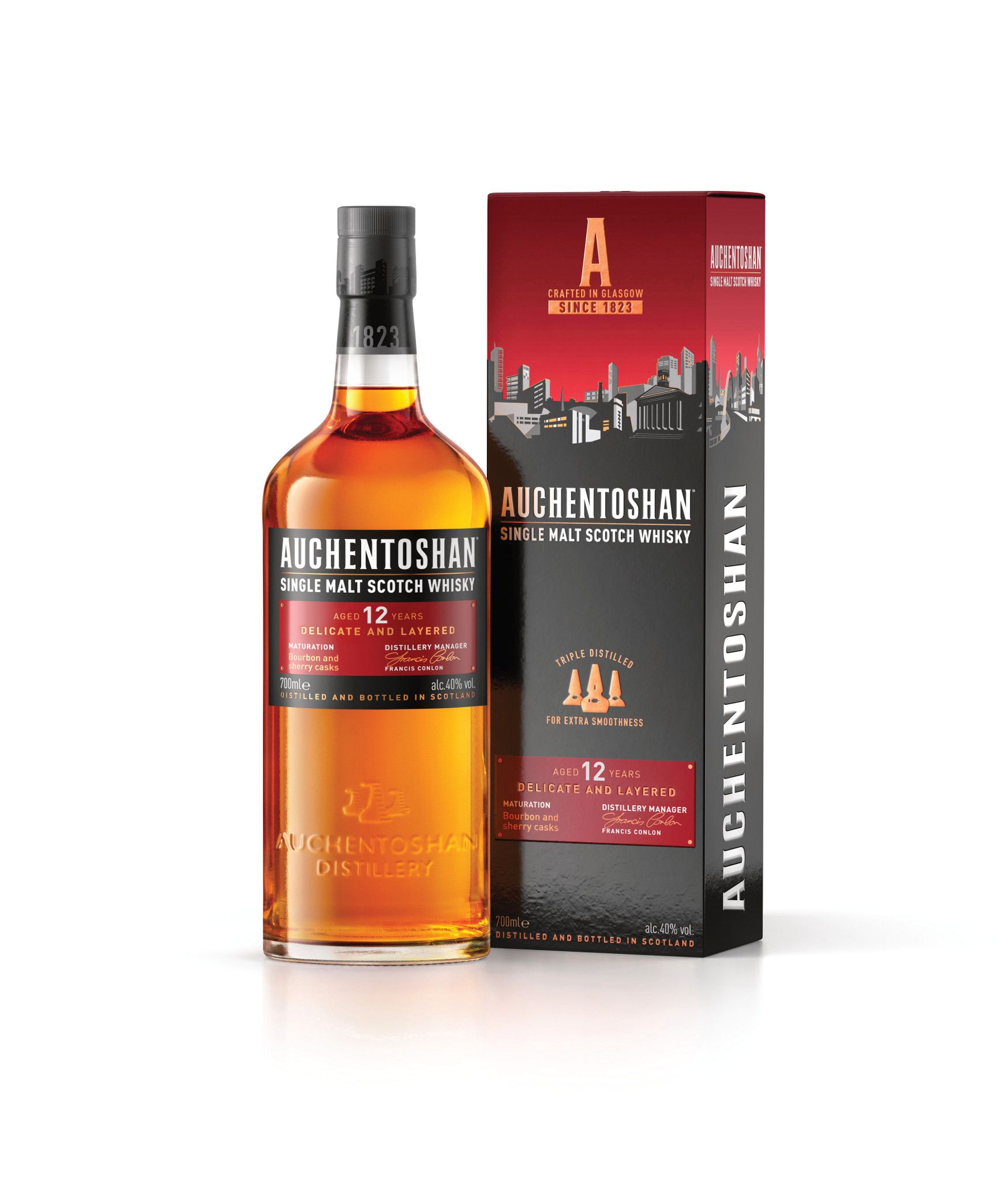 Auchentoshan Malt 12 years Single Malt Scotch Whisky 40%