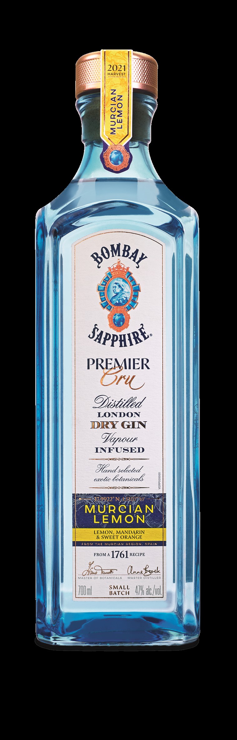 Bombay Premier Cru Murcian Lemon Gin 47% Vol.